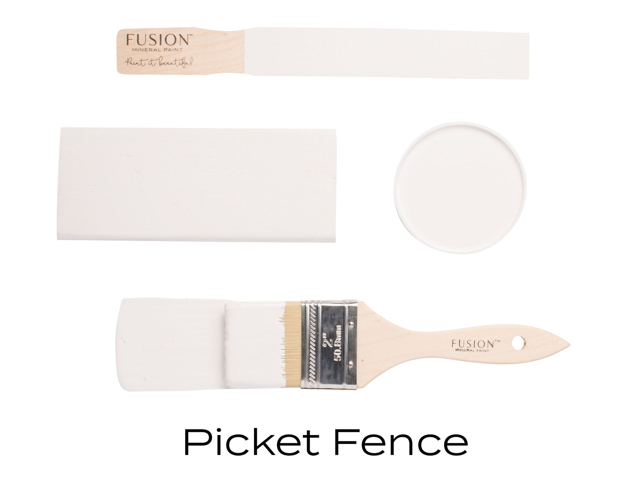 Fusion Mineral Paint Picket Fence