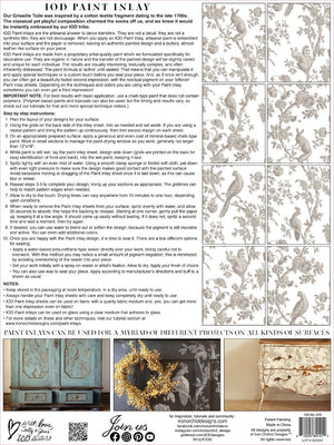IOD Grisaille Toile Paint Inlay