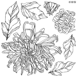 IOD Stamp Chrysanthemum